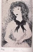 Marie Laurencin Femal wearing the hat oil painting reproduction